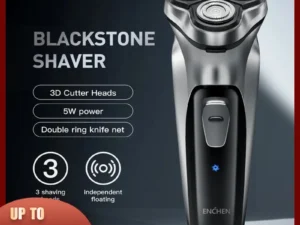 ENCHEN Blackstone Electrical Rotary Shaver for Men 3D Floating Blade Washable Type-C USB Rechargeab