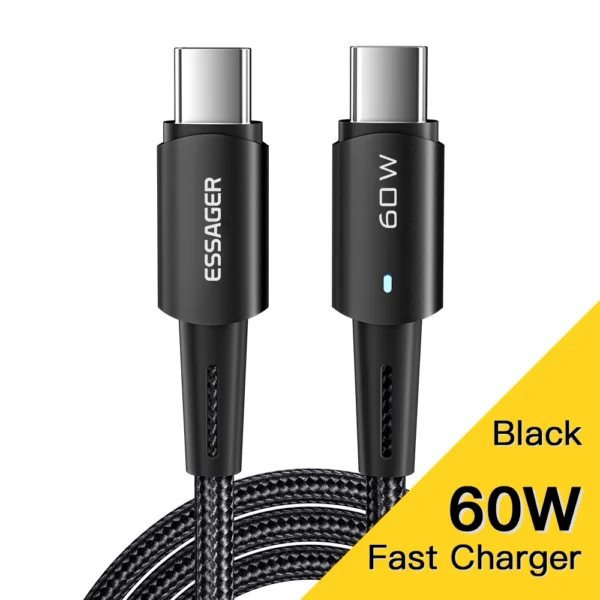 Essager 240W Super Fast Charge Type-C 67W Cable Quick Charge USB Cable 6A For Xiaomi 12Pro Redmi K5 - Image 8